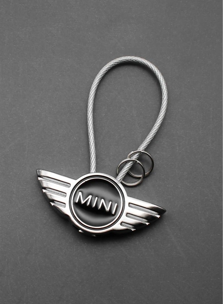 Service Zone Zinc Alloy Metal 3D Logo Keychain For Mini Cooper - Image 2